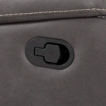 Steve Silver Kameryn Faux Leather Manual Reclining Loveseat