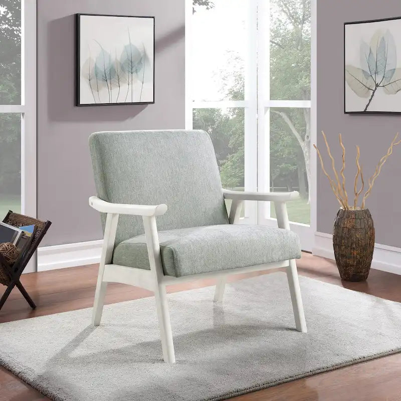 Weldon Mid-Century Fabric Upholstered Chair