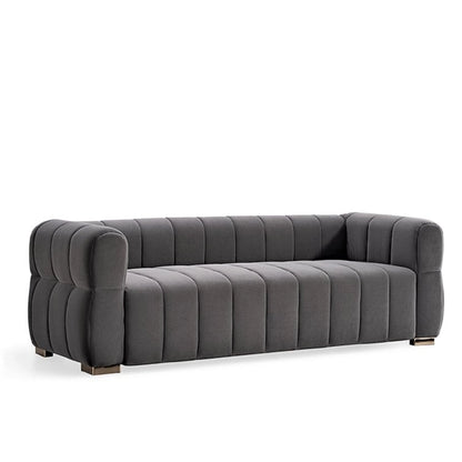 Carlan 89 Velvet Tuxedo Arm Sofa