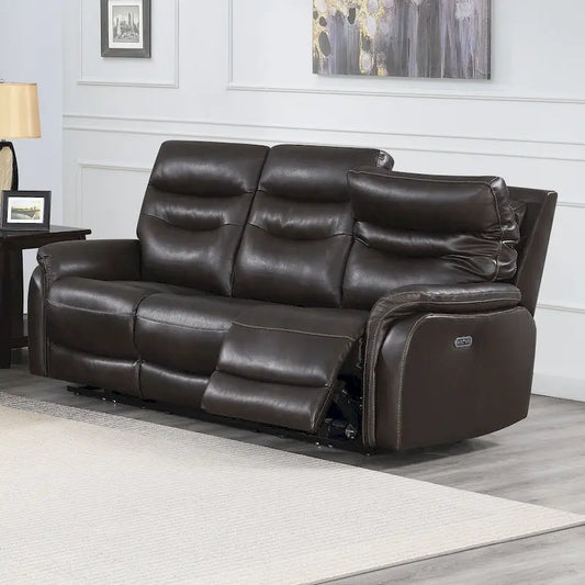 Steve Silver Ferndale Power Reclining Top Grain Leather Sofa
