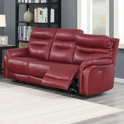 Steve Silver Ferndale Power Reclining Top Grain Leather Sofa