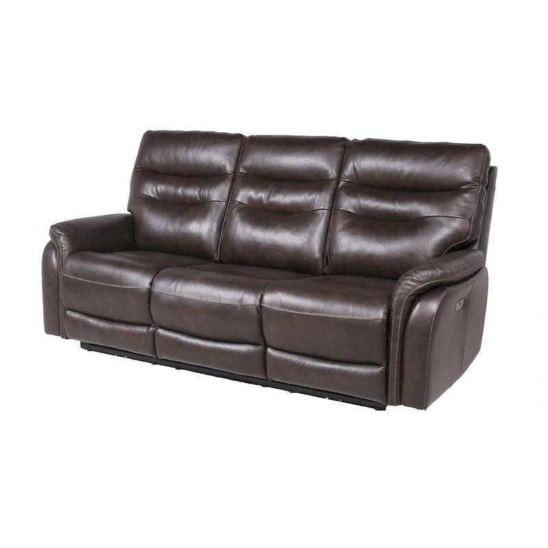 Steve Silver Ferndale Power Reclining Top Grain Leather Sofa