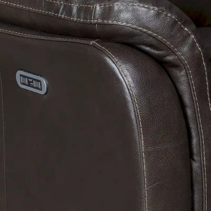 Steve Silver Ferndale Power Reclining Top Grain Leather Sofa