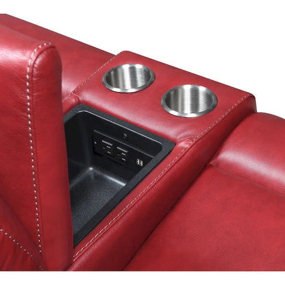 Steve Silver Ferndale Power Reclining Top Grain Leather Sofa