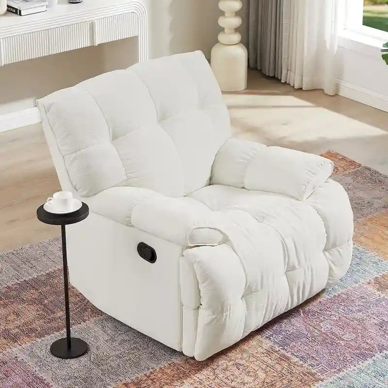 Modern Accent 360 Degree Swivel Armchair Functional Lounge Recline Chair Sofa
