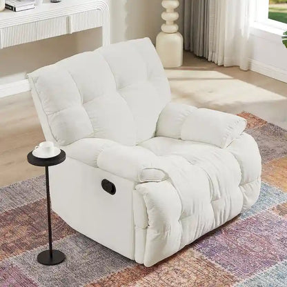 Modern Accent 360 Degree Swivel Armchair Functional Lounge Recline Chair Sofa