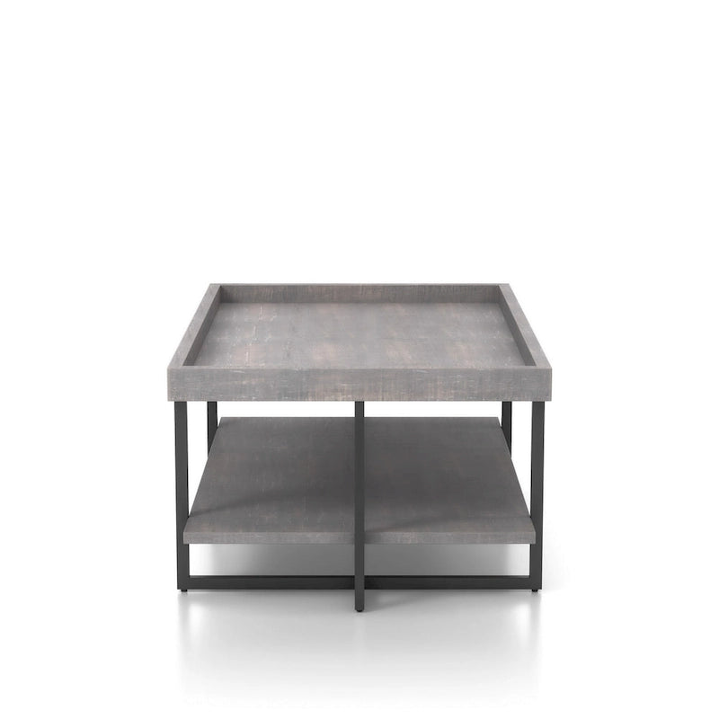 Damara Transitional 47-inch Metal 1-Shelf Coffee Table by Furniture of America