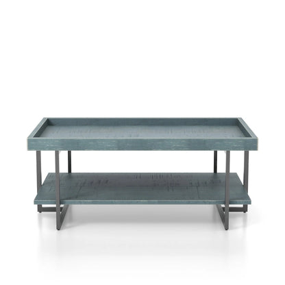 Damara Transitional 47-inch Metal 1-Shelf Coffee Table by Furniture of America