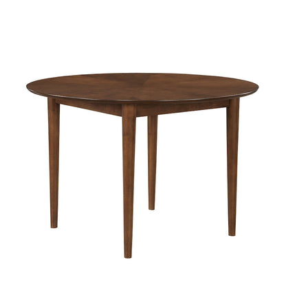 Belinda Walnut 47-inch Round Leg Dining Table by Greyson Living