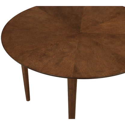 Belinda Walnut 47-inch Round Leg Dining Table by Greyson Living