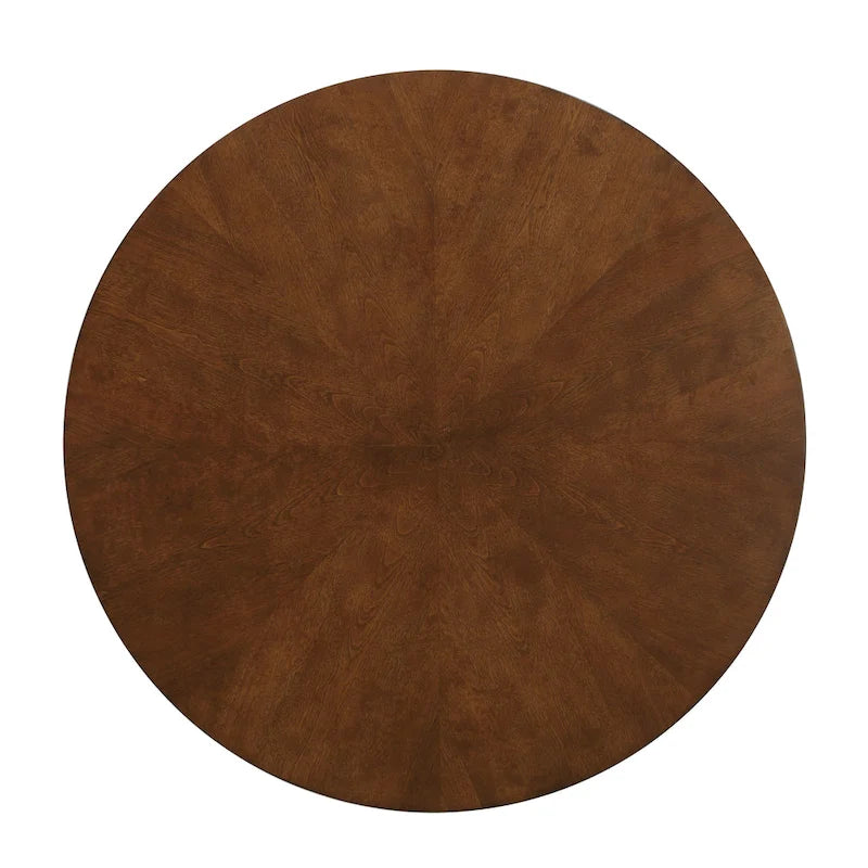Belinda Walnut 47-inch Round Leg Dining Table by Greyson Living