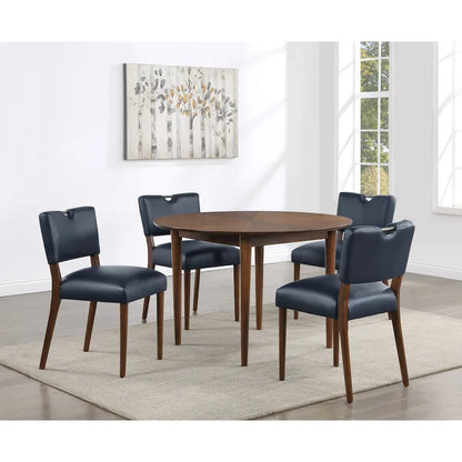 Belinda Walnut 47-inch Round Leg Dining Table by Greyson Living