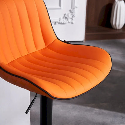 Bar Stools Set of 2 Counter Height Adjustable with Backrest Bar Chairs for Kitchen Island