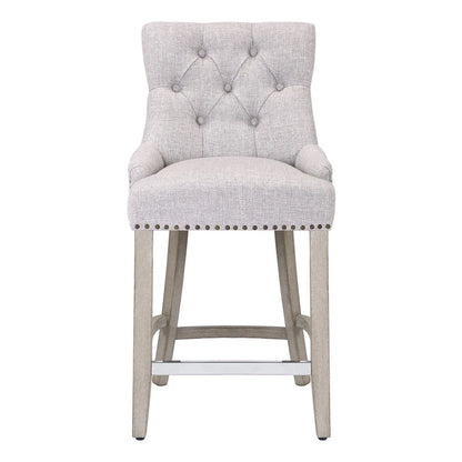 Carter 24 Upholstered Button Tufted Counter Bar Stool