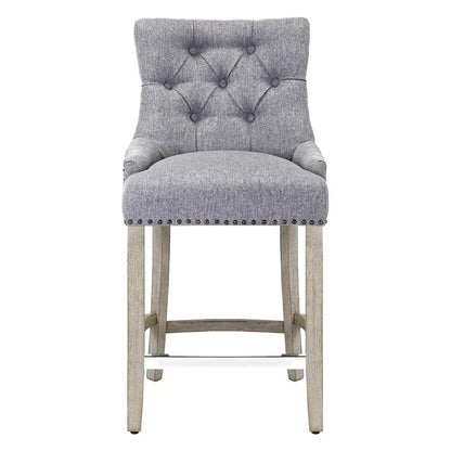 Carter 24 Upholstered Button Tufted Counter Bar Stool