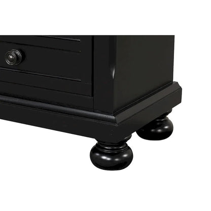 Meade Cherry 5-Drawer Chest of Drawers (36 in. L X 18 in. W X 53 in. H)