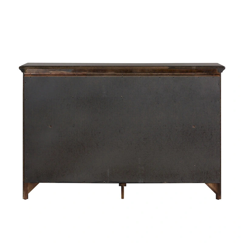 Copper Grove Saddlebrook Tobacco Dresser & Mirror