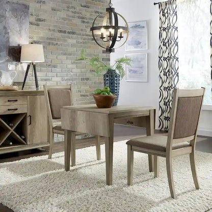 The Gray Barn Sun Valley Sandstone Opt 3 Piece Drop Leaf Set