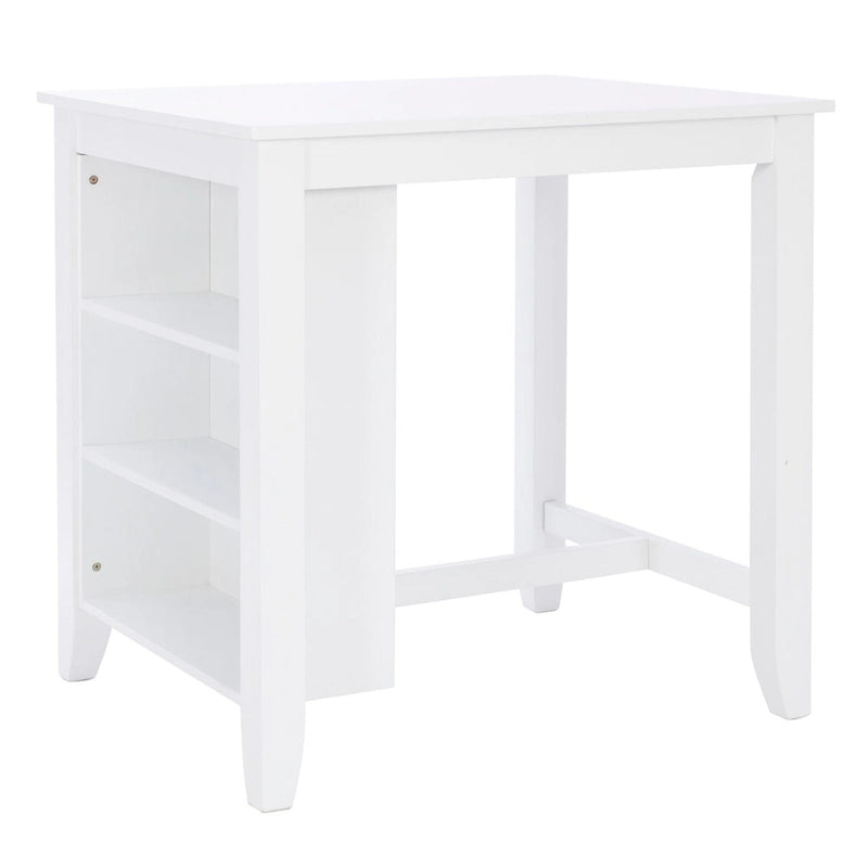 Catron White Counter Height Space Saving Table