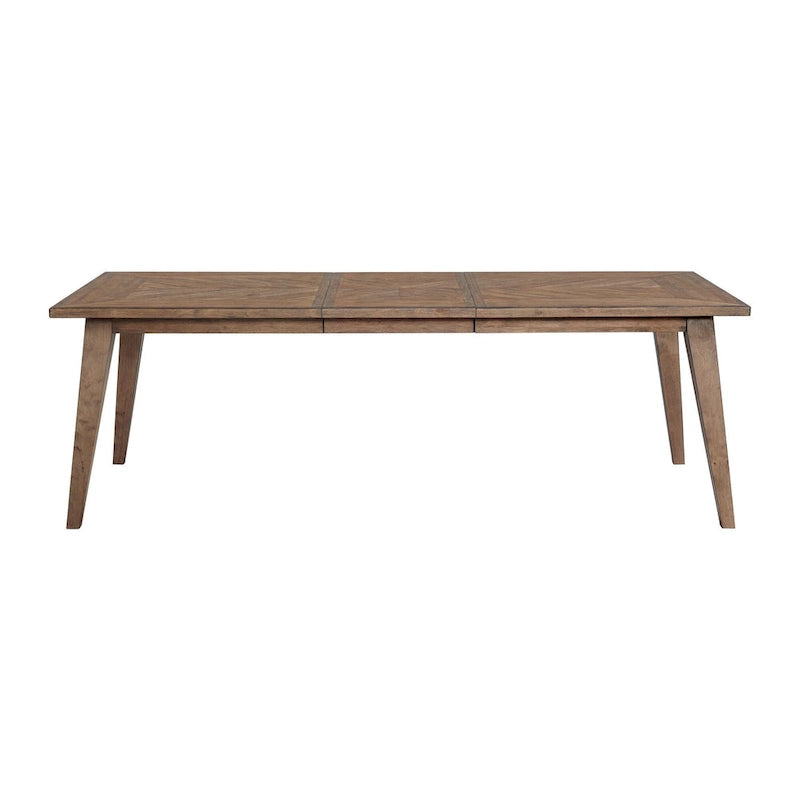 Oslo 30 Tall Dining Table with Leaf and 4 Legs, Weathered Chestnut - Mocha