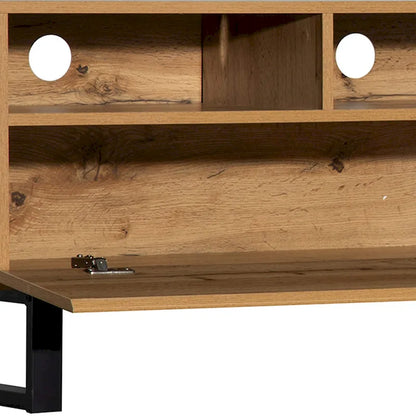 Modern TV Stand for 80 TV with Double Storage Space
