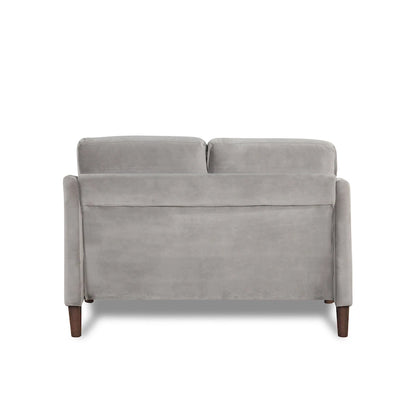 DH BASIC Modern 52-inch Velvet Upholstered Loveseat with Cushions