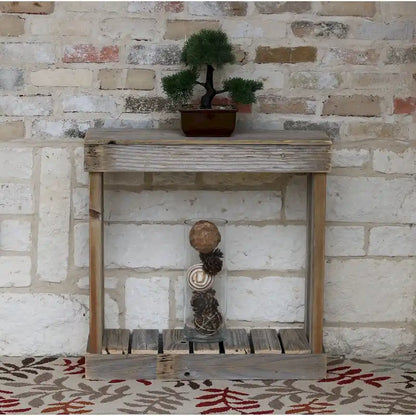 30 Slatted Entry Console