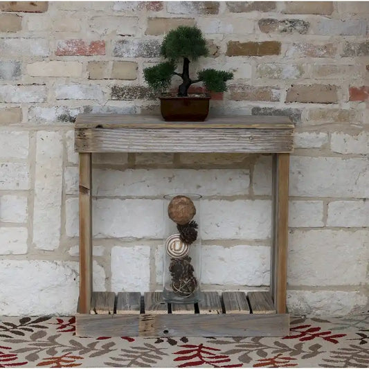 30 Slatted Entry Console