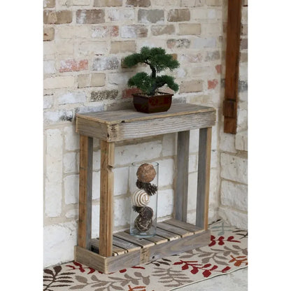 30 Slatted Entry Console