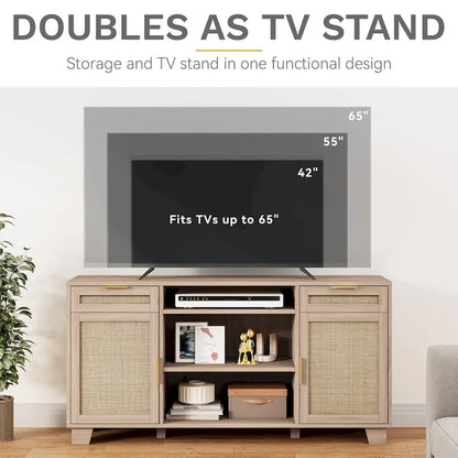 Moasis 58 Rattan TV Stand