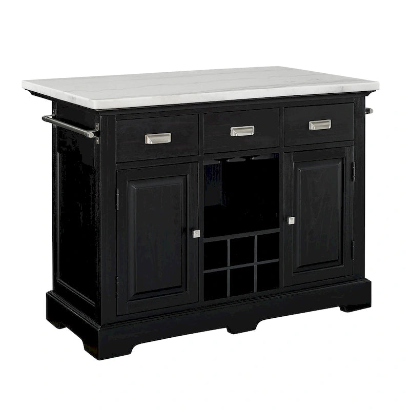 Steve Silver Ariana Marble Top Kitchen Island