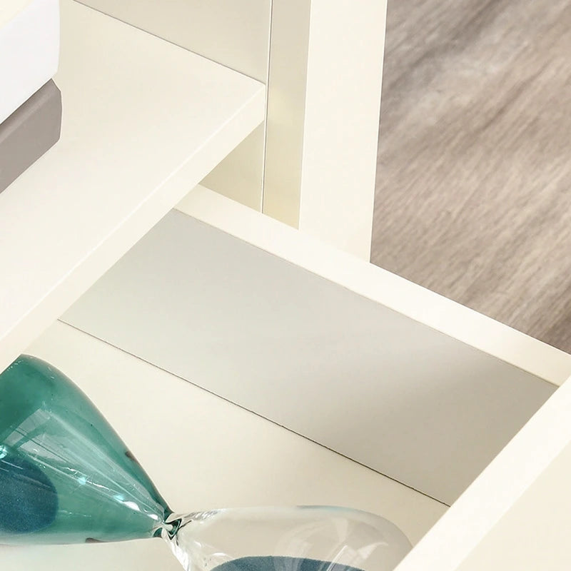 HOMCOM Corner TV Stand up to 50 Inch Entertainment Center TV Console Table with 2 Drawers and 1 Storage Compartment