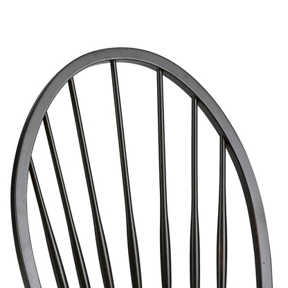 The Gray Barn Hearthstone Ridge Black Windsor Back Side Chair (Set of 2)