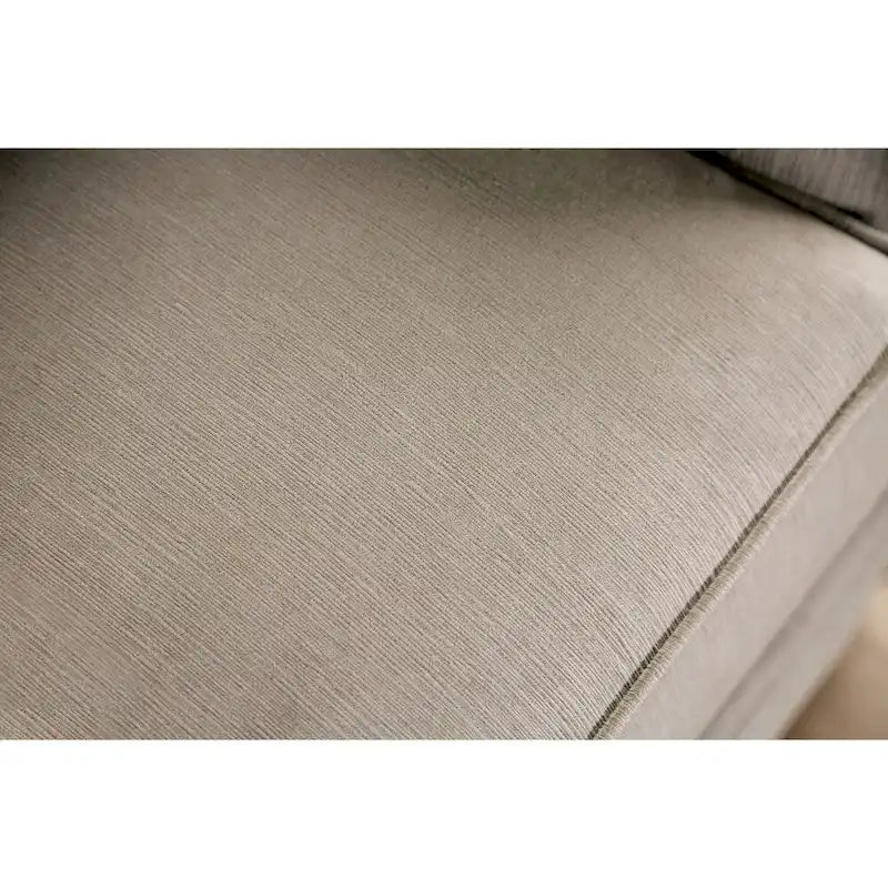 Cram Traditional Brown Chenille Tufted Nailhead Sofa by Furniture of America