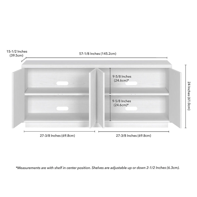Hanson Rectangular TV Stand for TV's up to 65