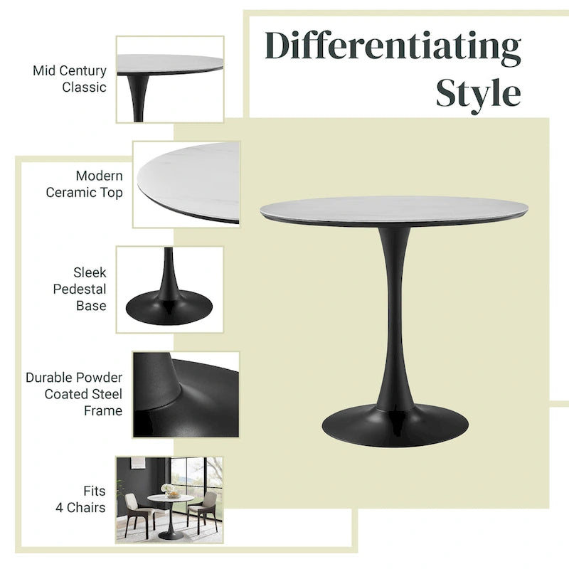 Anson Round Dining Table