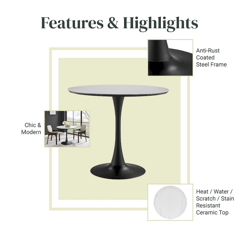 Anson Round Dining Table