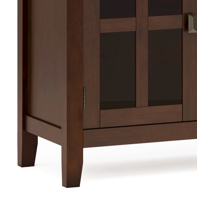 WYNDENHALL Stratford 60 Wide Solid Wood Transitional Large 4 Door Sideboard Buffet - 17d x 60w x 34h