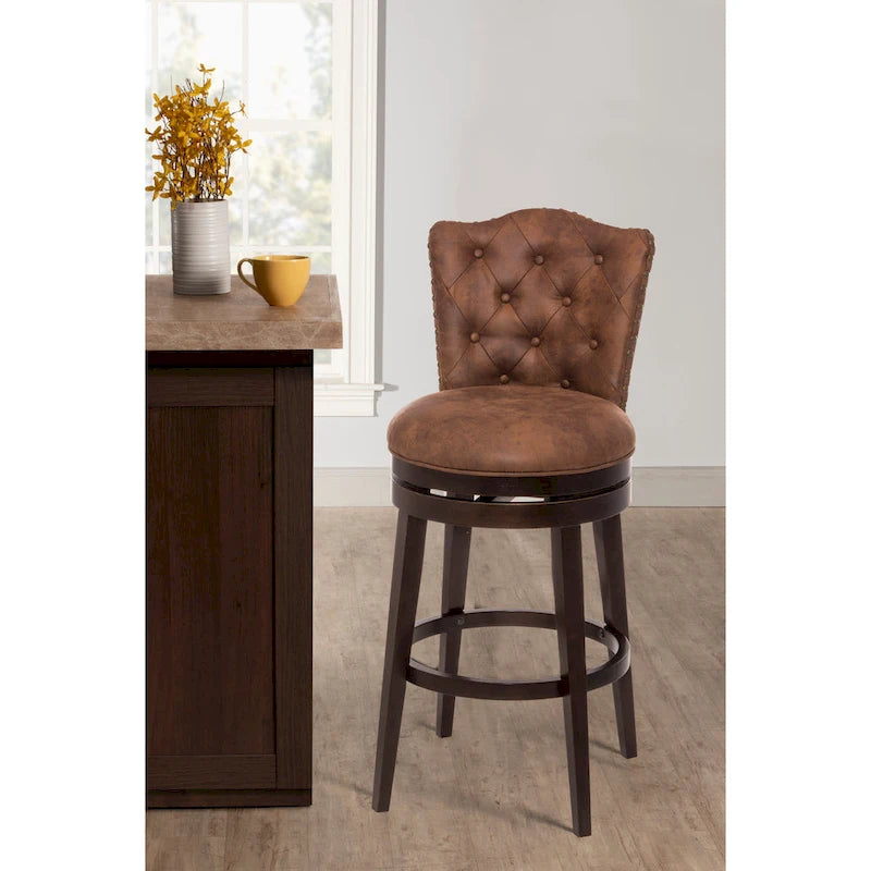 Hillsdale Edenwood Wood Swivel Stool