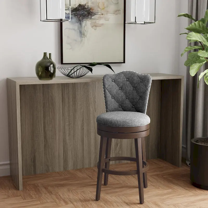 Hillsdale Edenwood Wood Swivel Stool