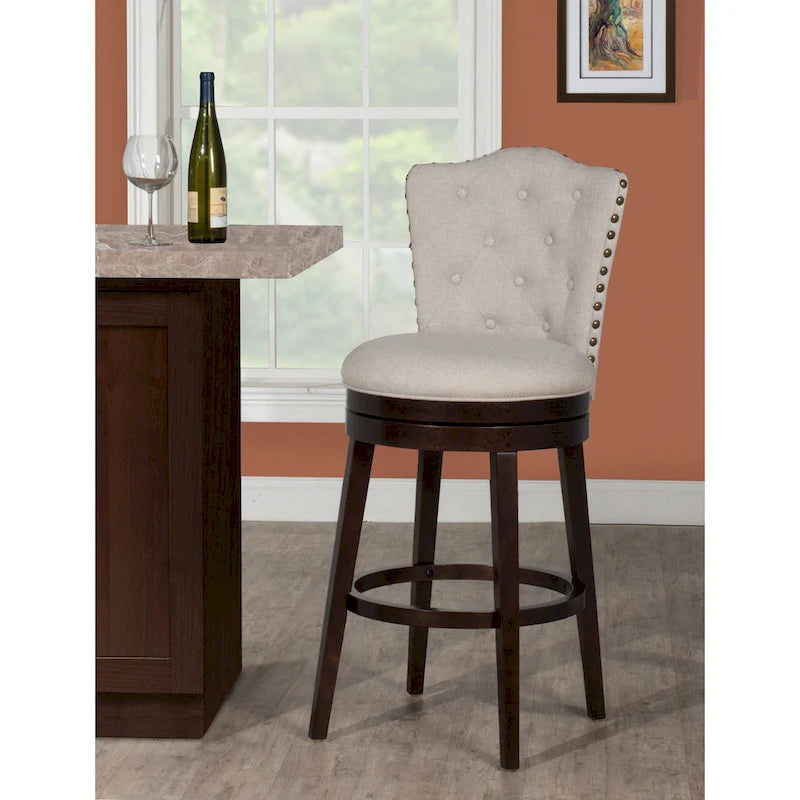 Hillsdale Edenwood Wood Swivel Stool