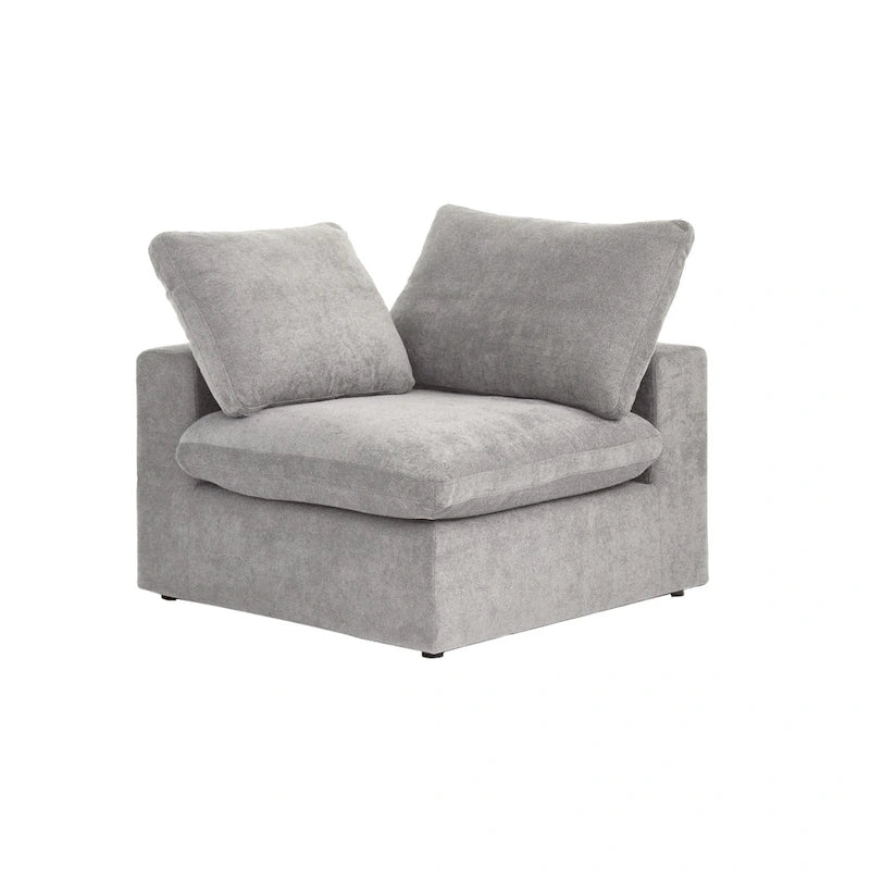 120.45 Oversize Down Filled Corner 5-seats Sectional Sofa Couch
