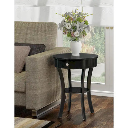 Convenience Concepts Classic Accents Schaffer 1 Drawer End Table with Shelf