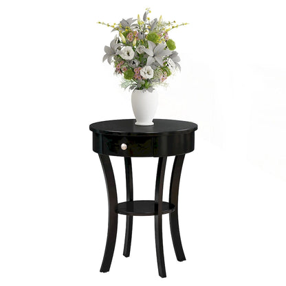 Convenience Concepts Classic Accents Schaffer 1 Drawer End Table with Shelf