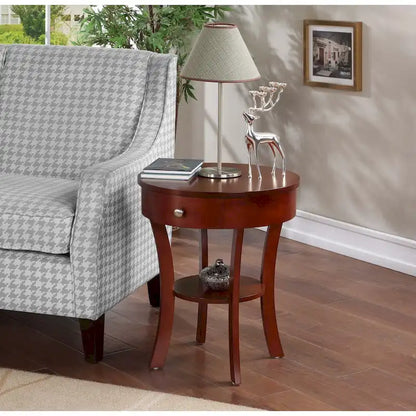 Convenience Concepts Classic Accents Schaffer 1 Drawer End Table with Shelf