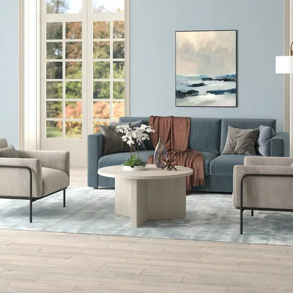 Anders 32 Wide Round Coffee Table