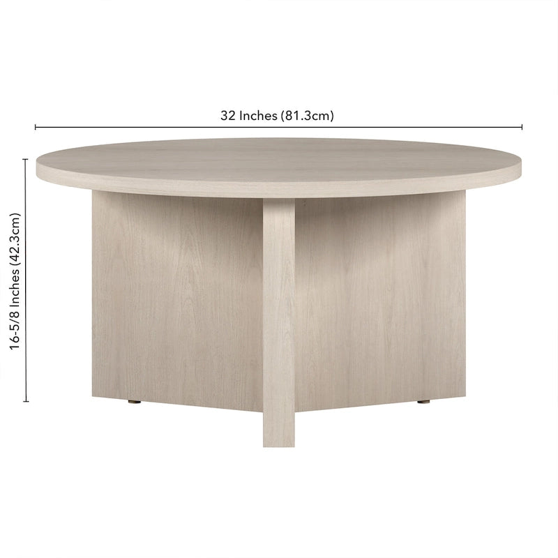 Anders 32 Wide Round Coffee Table