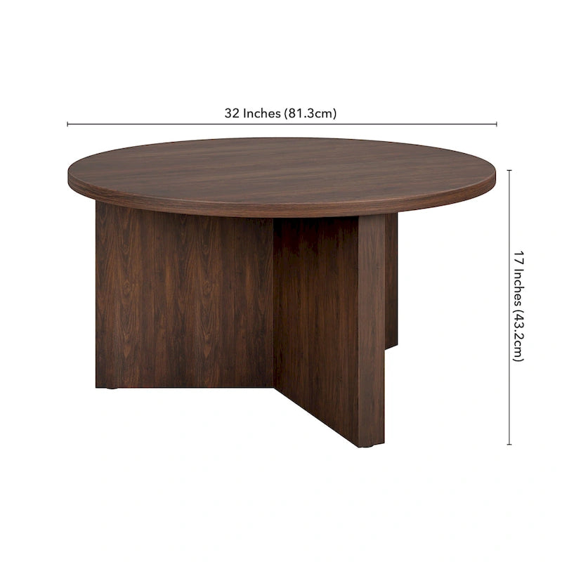 Anders 32 Wide Round Coffee Table