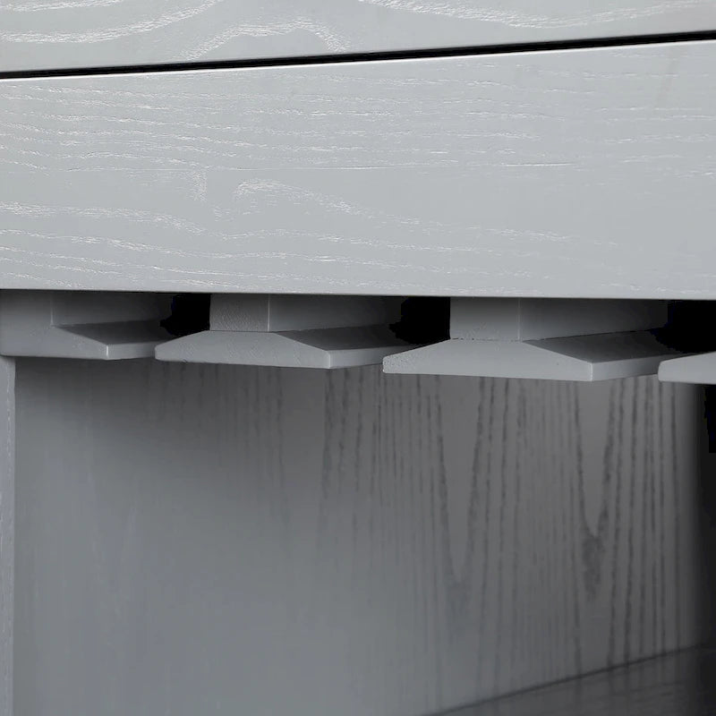 Graneger Farmhouse Wood Multi-Storage Kitchen Island by Furniture of America