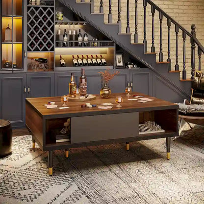 Modern TV Stand up to for 85 inch TVs Entertainment Center with Storage - 80 inch